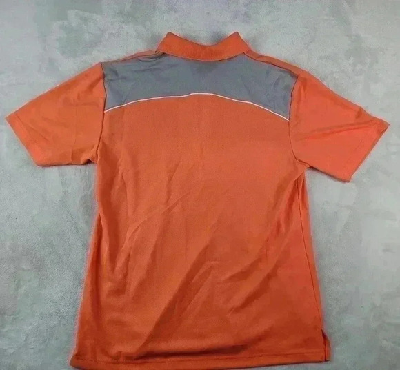 NWT Men's PGA tour Salmon short sleeve Airflux shirt size Med NWT Golf Polo - Picture 2 of 8